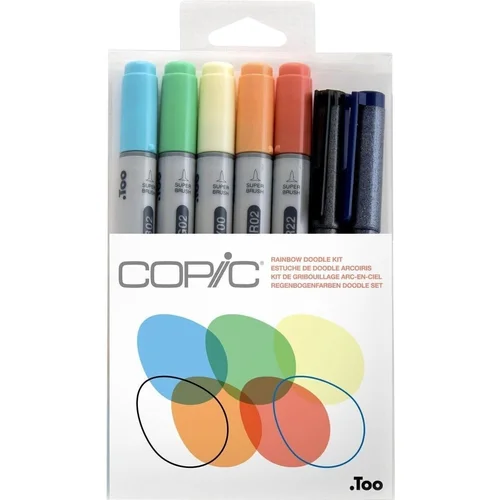 Copic Ciao Uložak za nalivpero Rainbow Doodle Kit 7 kom