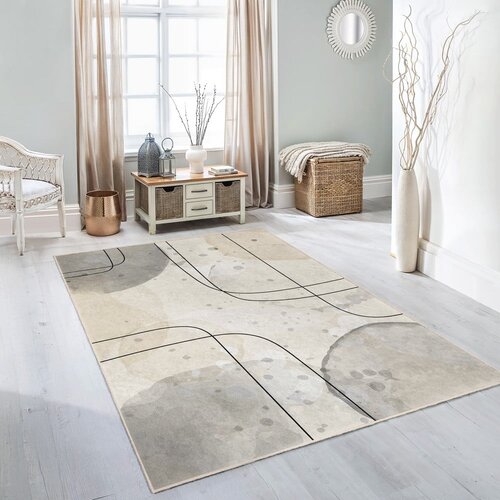 Mila Home Sivi/krem perivi tepih 120x180 cm Simple Lines &amp;ndash; Slike