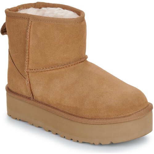 Ugg Polškornji CLASSIC MINI PLATFORM Kostanjeva Cene