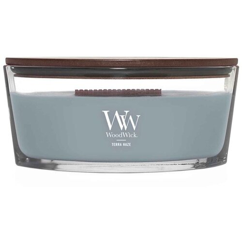 WoodWick Terra Haze di&scaron;eča sveča z lesenim stenjem (hearthwick) 453 g Cene