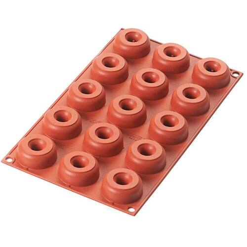 SILIKOMART kalup za mini krofnice crveni Slike