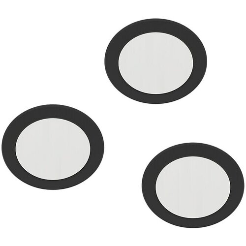 Eglo Set okroglih LED vgradnih svetilk Abiul (3,2 W, &amp;Oslash; x V: 8,6 x 4 cm, Črna, RGBW) Slike