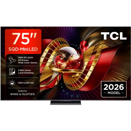 Tcl Televizor 75C8L LED 75&amp;quot; 4K UHD 144Hz Google TV crna&amp;#039; ( &amp;#039;75C8L&amp;#039; ) Slike