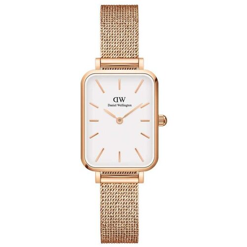Daniel Wellington Ura Quadro Pressed ženska, roza barva Cene