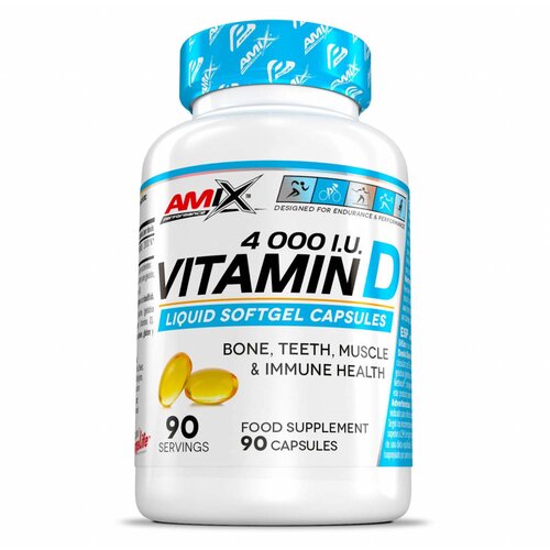 Amix Vitamin D3 4000 IU – Visokoapsorbujući Vitamin D u Gel Kapsulama Cene