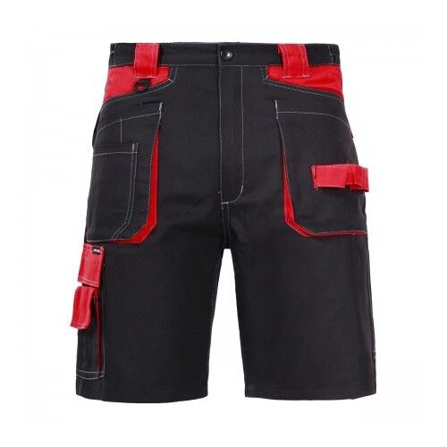 Lahti Pro hlače kratke crno-crvene 100%bomb 245g 2xl l4070405 Slike
