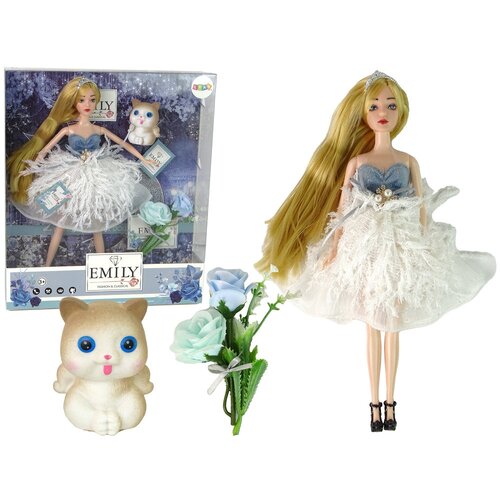  Lutka za igru Emily sa bež mačkom - 30 cm Cene