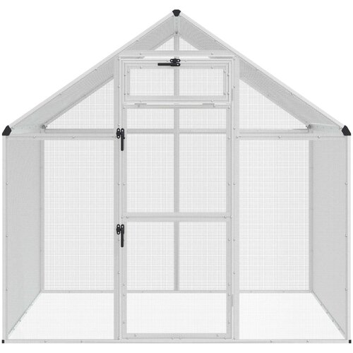  Kavez za ptice Srebrna 181,5 x 110,5 x 173,5 cm Slike