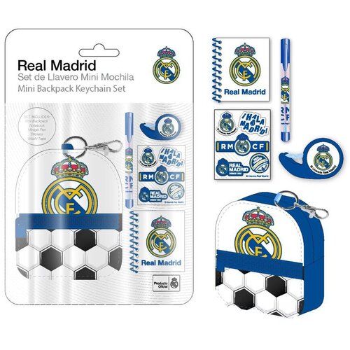 REAL MADRID Set &amp;scaron;kolskog pribora u mini ruksaku Slike