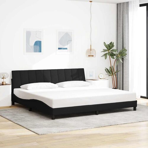  Okvir za krevet bez madraca Hanko crni 200x200 cm od tkanine Cene