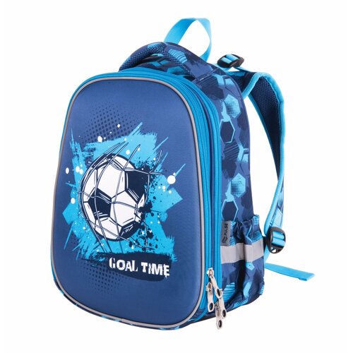 Pulse ranac za dečake anatomic cube football 122464, plavi Slike