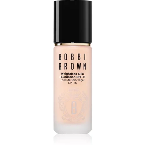 Bobbi Brown Weightless Skin Foundation SPF 15 dolgoobstojen tekoči puder z vlažilnim učinkom odtenek Ivory 30 ml