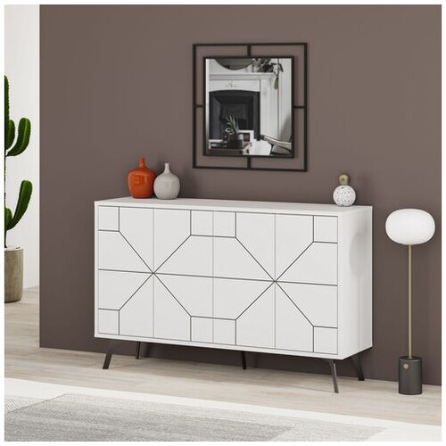 Hanah home Konzola, Bijela boja, Dune - White Cene