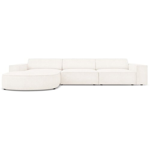 Micadoni Home Bež kotni kavč s tkanino boucl&amp;eacute; (levi kot) Jodie - Micadoni Home Slike