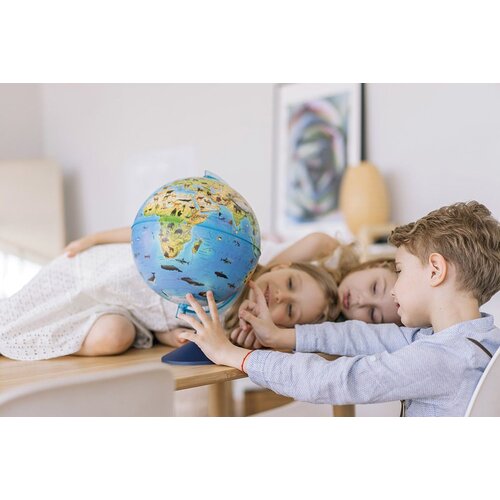 Globus 25cm Alaysky&amp;#039;s ZOO dječji, LED svijetlo, HRV, IQ App Slike