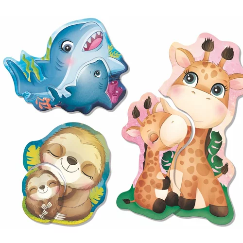 Lisciani Montessori Baby puzzle životinje i mladunci 92673