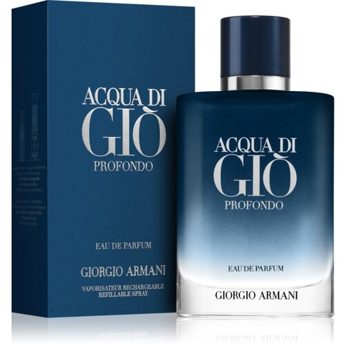 Giorgio Armani Acqua di Gi&amp;ograve; Profondo parfumska voda polnilna za mo&amp;scaron;ke 100 ml Slike