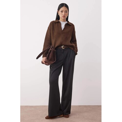 TRENDYOLMILLA ženske pantalone Twoaw26Pl00058, crna Cene