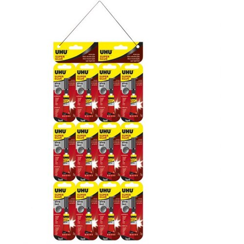  Ljepilo trenutačno 3g Super glue(cianoakrilat) UHU 40409 Slike
