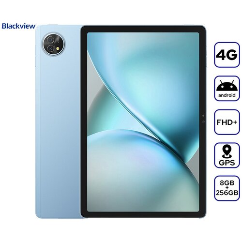 Blackview zeno 10 10&amp;quot; tablet 8GB+256GB, 5G, komplet mi&amp;scaron; i tipkovnica, plava Slike