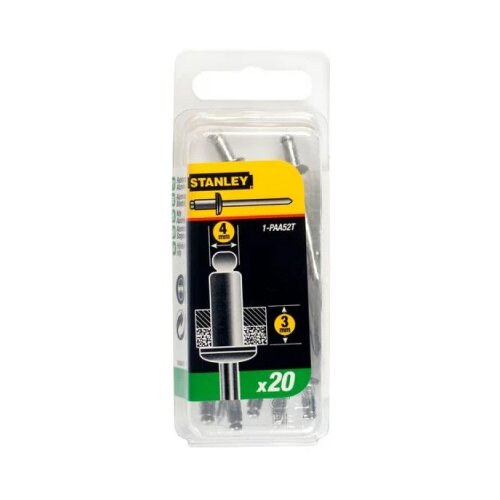 Stanley AL. POP NITNA 5/32"X1/4" (X20) 1-PAA54T Cene