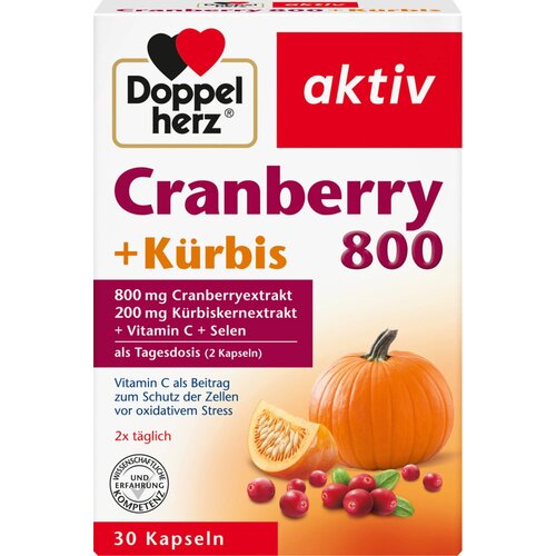 Doppelherz aktiv brusnica 800 + buča - 30 kaps. Slike