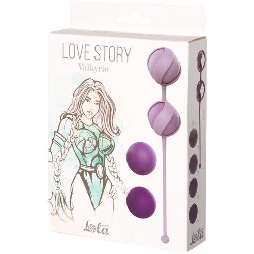 Lola games vaginalne kuglice Set for Easy and Medium Level Love Story Valkyrie Purple Cene