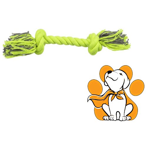 Trixie Playing Rope 15cm, Zeleno Uže Za Igru Od Pamuka Cene