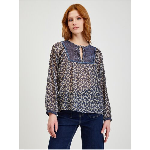 Orsay Dark blue Women's Patterned Blouse - Women Cijene