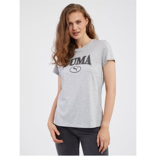 Puma Light Grey Womens Lined T-Shirt Squad - Women Slike