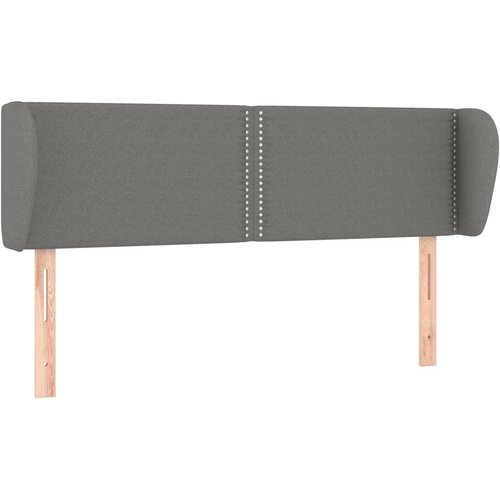 Maison Chic vzglavna omarica - nočna omarica - posteljna omarica z u&amp;scaron;esi temno sivo 147x23x78/88 cm blago, (21713056) Slike