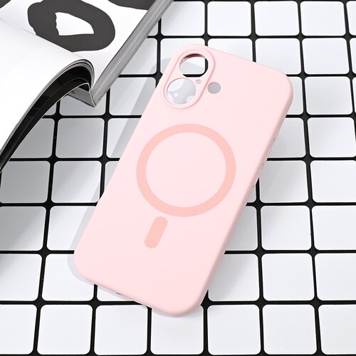  Maska za iPhone 17 63 Magsafe Pure color roze Cene