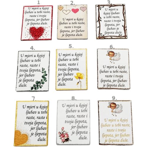  Ljubav je ljepota du&scaron;e &Scaron;12438 Magnet Cijene