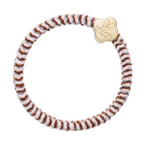 By Eloise London Velvet Gold Quatrefoil zapestnica / elastika za lase Cene