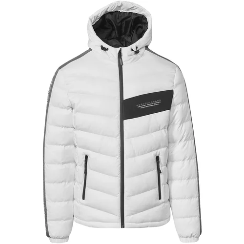 KOROSHI Zimska jakna crna / prljavo bijela