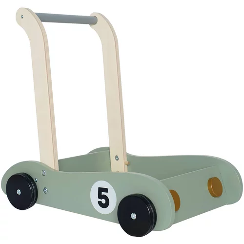 Jabadabado® drvena kolica za igračke i trening hodanja teddy