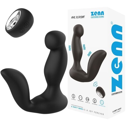 Zenn STIMULATOR PROSTATE Anal Pleasure Black - analni vibrator, debelina približno 3,3 cm, daljinec Slike