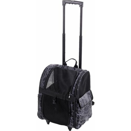 Flamingo torba na točkiće za pse smart trolley 32x29x52cm, crna Cene