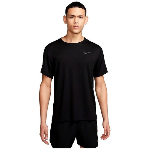 Nike Majice s kratkimi rokavi CAMISETA HOMBRE MILER DV9315 Črna Slike