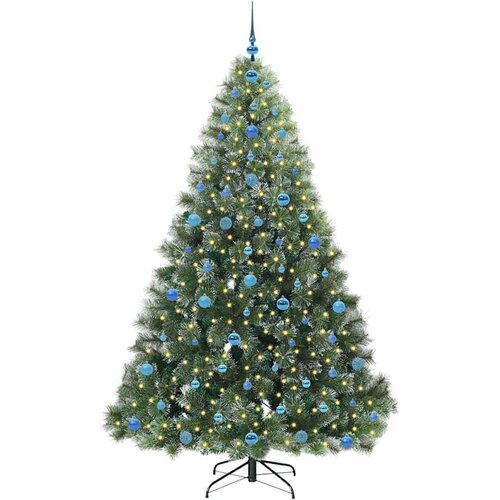 VidaXL Umjetno božićno drvce s stalakom Zelena 210 cm PE i PVC Slike