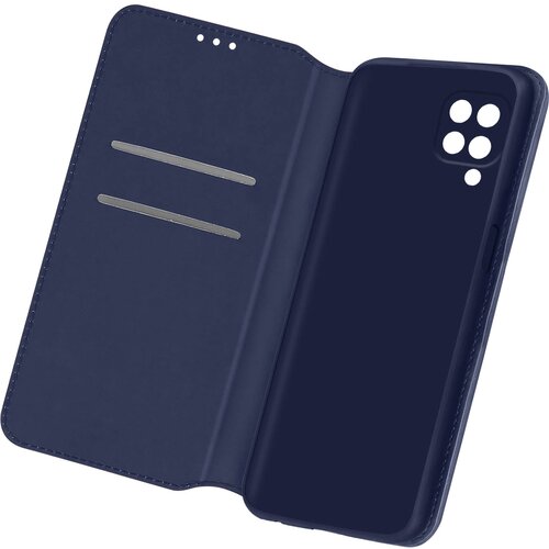 AVIZAR etui za samsung galaxy M12, držalo za kartico in video, magnetni zavihek - polnocno modra, (20629982) Cene