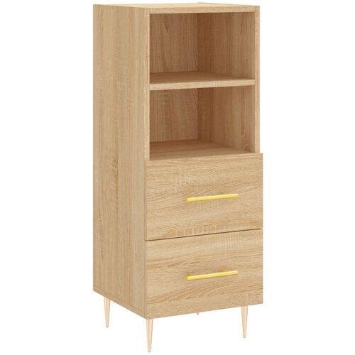 Maison Chic Komoda - Predalnik sonoma hrast 34,5x34x90 cm inženirski les, (21717911) Slike
