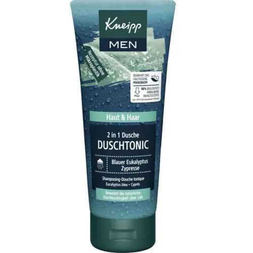 Kneipp MEN 2v1 tonik za prhanje za kožo in lase - 200 ml