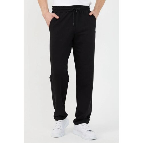 Dewberry 82904 Straight Leg Relaxed Cut Mens Sweatpant-BLACK Cijene
