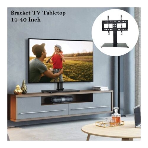 Xstand KM-605 - Black stoni nosač sa fiksnom pločom za TV od 14-40 inča,35kg/400x400 330425 Slike