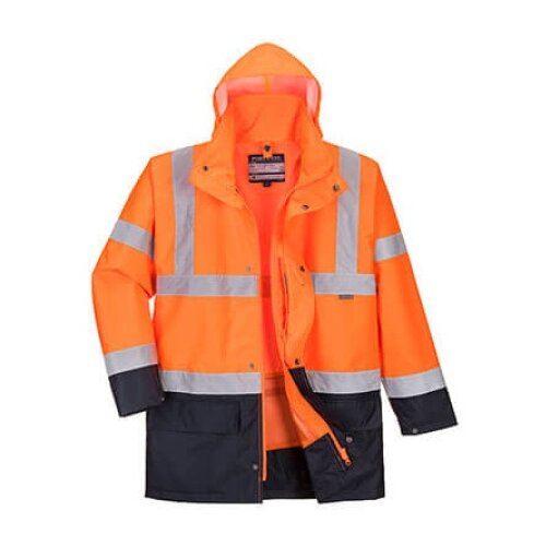 PORTWEST Jakna visoke vidljivosti s766 essential 5 u 1 hi-vis vel.s narandžasto-plava ( 58292 ) Cene