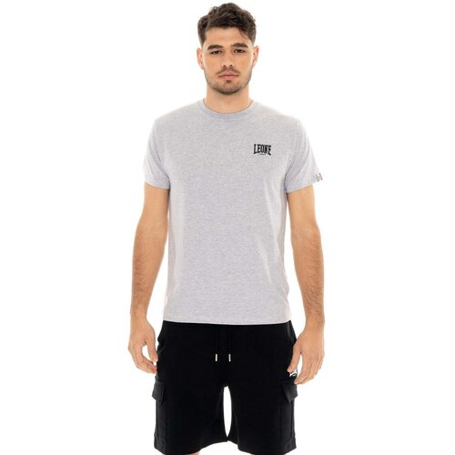 Leone 1947 Majice s kratkimi rokavi Man T-Shirt Short Sleeves Small Logo Siva Cene