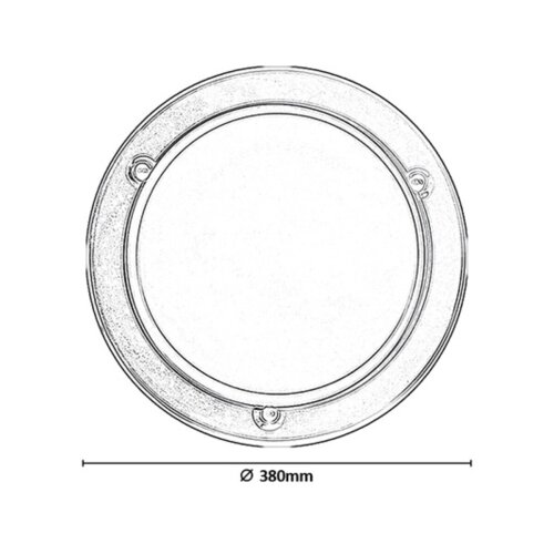 Rabalux 5133 - Plafonsko svetlo UFO 2xE27/60W/230V prečnik 38 cm Slike