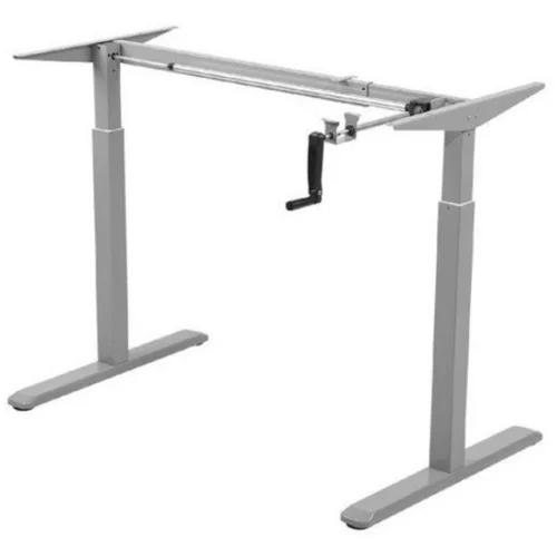 Maclean pisalna miza ročna nastavitev višine, brez mizne plošče, za stoječe in sedeče, CC-D