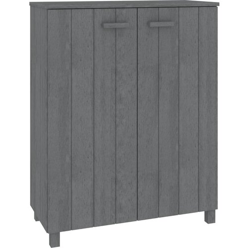 Maison Chic Omarica za obutev - Kopa za čevlje HAMAR temno siva 85x40x108 cm trdna borovina, (21777726) Cene